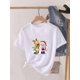 thumbnail image 1 of Camiseta de manga corta con estampado de árbol para mujer, blusa bonita de los años 90, ropa de Navidad, camiseta estampada, 1 of 5