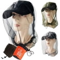 thumbnail image 2 of Beekeeping Supplies Outdoor Travel Dustproof Hat Mesh Cover Mosquito Insect Bee Net Face Protector Beekeepers Tool Grey, 2 of 8