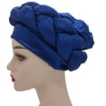 thumbnail image 1 of MesaSe Turban Multicolored Good Elasticity Women Thick Braids Design Turban Cap for Christmas, 1 of 10