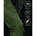 thumbnail image 4 of iCreek Men's Rain Pants Waterproof Over Pants Windproof Lightweight Hiking Pants Work Rain Outdoor for Golf, Fishing, 4 of 8
