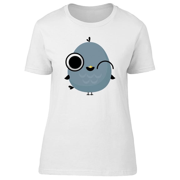 Cute Happy Bird Winking Cartoon Tee Women's -Image by Shutterstock