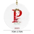 thumbnail image 3 of Decoraciones de Halloween, adornos de Halloween, colgante de decoración para árbol de Navidad, decoración navideña personalizada de 26 letras, decoración para árbol de Navidad, regalo de Navidad, ador, 3 of 3