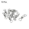 thumbnail image 3 of Ball Bearing Swivel, 10Pcs 167lb Carbon Steel Rolling Fishing Tackle, Silver, 3 of 6