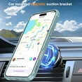 thumbnail image 6 of Magnetic Case for iPhone 16 Plus Ring Holder Bracket Cover, Compatible with MagSafe Charging Support Car Mount, Hybrid Shockproof Dustproof Slim Rugged Case for iPhone 16 Plus, Blue, 6 of 8