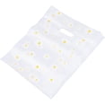 thumbnail image 1 of GFDYREE 100pcs Small One-off Tote Flower Lovely Bags Disposable Chic Plastic Pattern Bag Gift, 1 of 7