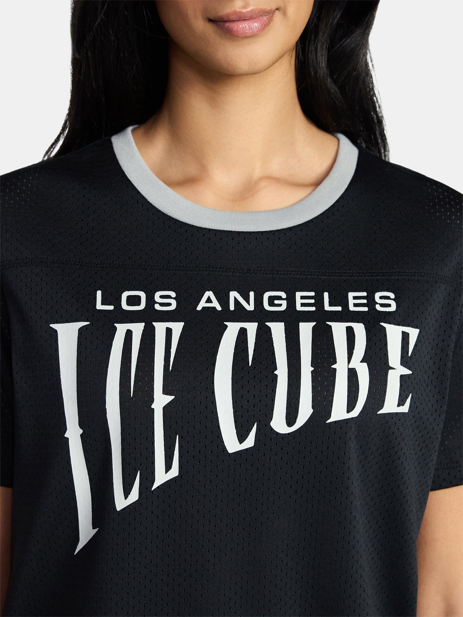 Ice Cube Women's Graphic Jersey with Short Sleeves, Sizes XXS-XXL