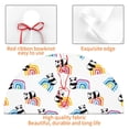 thumbnail image 4 of Rateoe Panda And Rainbow Print Christmas Tree Skirt 30" for Xmas Holiday New Year Party Circle Tree Mat Ornaments Decoration, 4 of 7