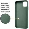 thumbnail image 3 of IBAOLEA Compatible with iPhone 12 Pro Max Phone Case 6.7 inch with Ring Kickstand | Super Soft Microfiber Lining | Anti-Scratch Full-Body Shockproof Protective Case for iPhone 12 Pro Max Pine Green, 3 of 7