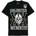 thumbnail image 1 of Ecko Unltd. Camiseta gráfica de doble calavera para hombre, negra, grande, 1 of 1