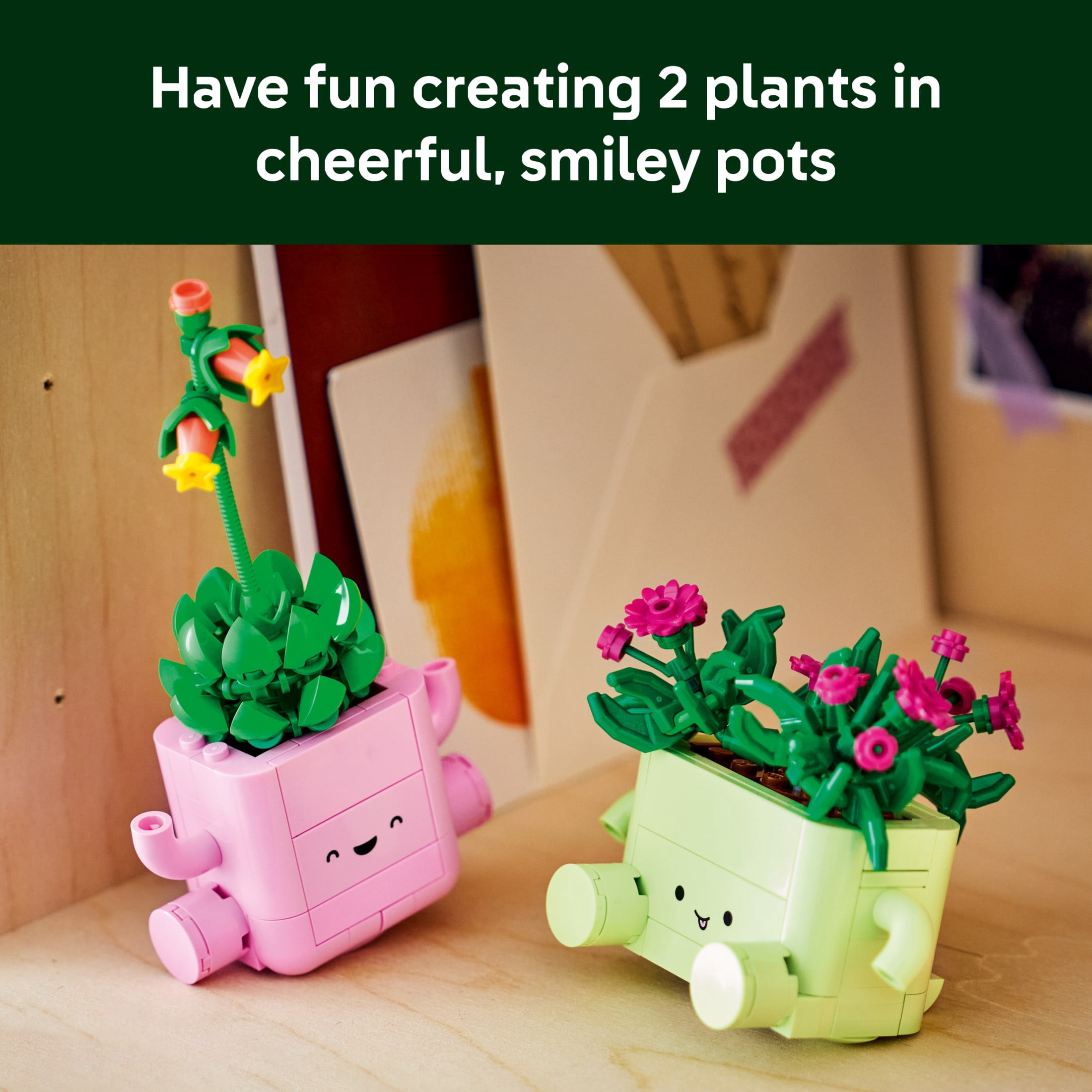 LEGO Botanicals Rocking Plants - Building Toy for Kids, Girls & Boys, Ages 9+ - Home Decor for Bedroom or Book Shelf - Housewarming Gift Ideas - 11506