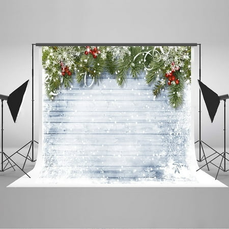 GreenDecor Polyster 7x5ft Christmas Photography Backdrop Photo Background