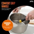 thumbnail image 5 of Brushtech Advanced Nonstick Pan Cleaning Brush – Scratch-Safe Heavy Duty Kitchen Scrubber for Cookware, Pots & Skillets, Designed for Residue & Grease Removal, Durable Nylon Bristles, 5 of 7