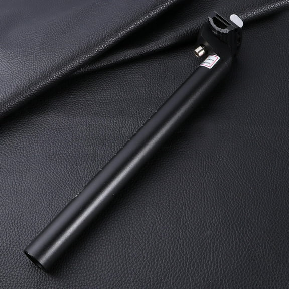 Worgeous 27.2mm Aluminum Alloy Mountain Bike Seatpost Seat Tube Compatible with Road, Downhill, Fixed Gear Bikes - Black