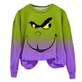 thumbnail image 1 of Sudadera lisa MIARHB para mujer, talla grande, moda informal, manga larga, con capucha y estampado navideño, tallas S-3XL, 1 of 5