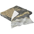 thumbnail image 2 of Gold Black Marble Cotton Towel Set 2 Piece, 1 Bath Towels 1 Washcloth, Soft Fast Dry Super Absorbent Face Hand Towel for Bathroom Hotel Gym Spa and Beach, 2 of 7