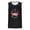 Black, variant on qelini Mens Tank Tops Stretchy Long Vest Top Crewneck Sleeveless Shirt Vest Tropical Print Cloths