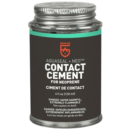 Jordan 3 Cement - McNett Seal Cement for Wetsuits and other Neoprene Products (Black) - 4 oz.