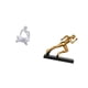 thumbnail image 5 of Figura de lector abstracto, estatua de corredor de resina, figura humana, decoración, escultura de pensador abstracto, decoración de mesa, adecuada pa, 5 of 8