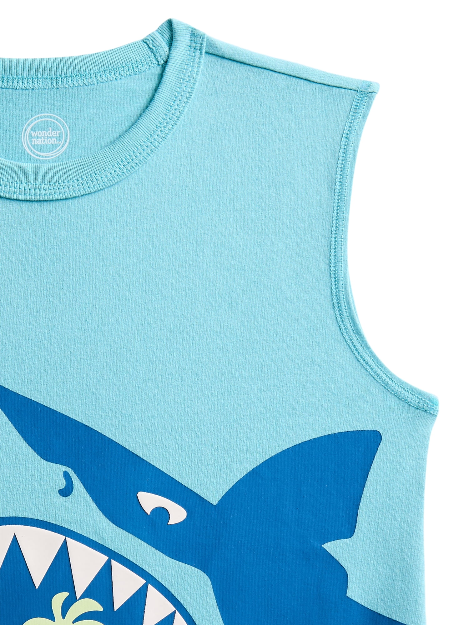 Wonder Nation Little Boys Graphic Tank Top, Sizes 4-10