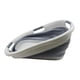 thumbnail image 3 of SAMMART Cesta plegable de plástico para la colada de 40 l (10,5 galones) – Contenedor/organizador de almacenamiento plegable – Tina de lavado portátil – Cesta/cesta para ahorrar espacio (1, gris/gris, 3 of 5