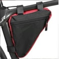 thumbnail image 2 of Bike Triangle Frame Bag Bicycle Cycling Triangle Top Tube Front Pouch Saddle Bag Red, 2 of 8