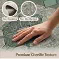 thumbnail image 6 of ODIKA 9'x12' Washable Area Rug Mosaic With Interlocking Geometric Motifs Vintage Distressed Refined Structured for Master Suite, California King, Under Bed, Non-Shedding, Easy Care, 6 of 7