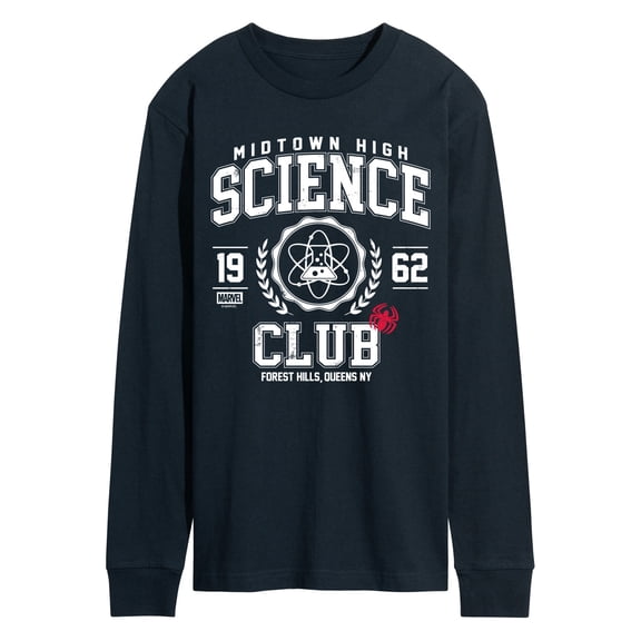 Spiderman - Midtown High Science Club - Men's Long Sleeve Graphic T-Shirt