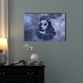 thumbnail image 2 of wall26 - Canvas Print Wall Art - Day of The Dead (Dia De Los Muertos) Themed Beautiful Sugar Skull Woman - Gallery Wrap Modern Home Art | Ready to Hang - 24x36 inches, 2 of 4