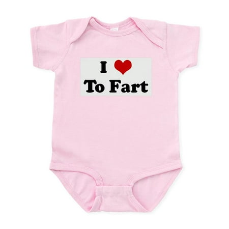 

CafePress - I Love To Fart Infant Bodysuit - Baby Light Bodysuit Size Newborn - 24 Months