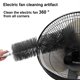 thumbnail image 5 of Cepillo para polvo de ventilador, cepillo especial sin extracción, limpieza eficaz del obturador, diseño ergonómico, para el hogar/aires acondicionados, herramienta versátil para la eliminación del p, 5 of 9