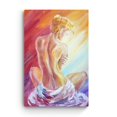 thumbnail image 3 of Startonight Canvas Wall Art Romantic Women In Love Painting, Framed 32" x 48", 3 of 6