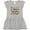 AC-Heather Grey, variant on Inktastic Happy Thanksgiving Fall Leaves Girls Toddler Dress