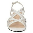 thumbnail image 2 of Easy Street Tristen Women's Dress Sandals Color: White Size: 7, 2 of 3