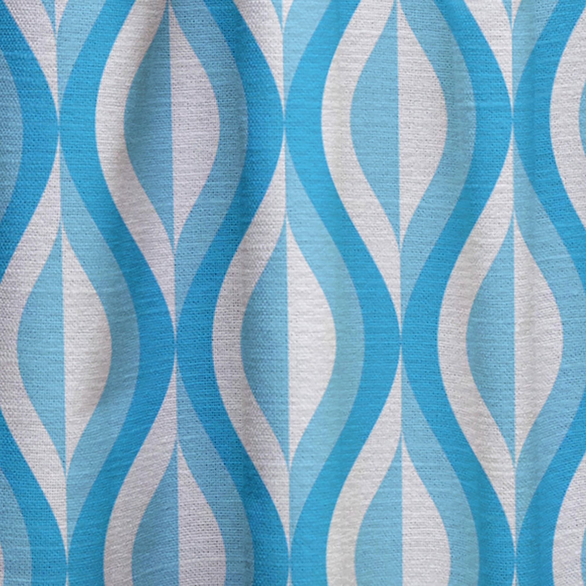 Designart 'Abstract Retro Pattern Design' Mid-Century Modern Curtain Panel