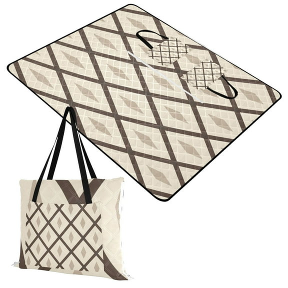 Extra Large Picnic Beach Blanket Waterproof Sand Proof Portable Outdoor Mat Moon Light Block 60x80