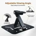 thumbnail image 3 of Salange Projector Foldable Stand, for Home Theater Projetor Bracket Suit Ceiling Table Wall Mount, 180-Degree Rotation, Black, 3 of 9