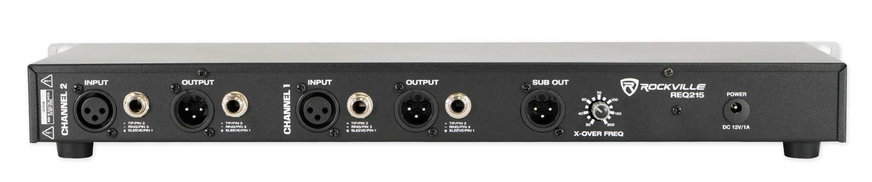 Rockville RPA60BT 1000 Watt Bluetooth Home Receiver+Dual 15 Band EQ Equalizer