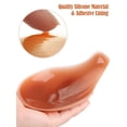thumbnail image 3 of Luxtrada Women Sticky Bra Silicone Adhesive Bra Invisible Bras for Backless Strapless Dress Nippless Covers Push Up Bra (Skin,L), 3 of 10