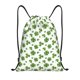 thumbnail image 1 of Fotbe St. Patrick's day Bolsa Mochila con Cordón Estampada, Bolsa de Gimnasio Deportiva, Bolsa Cinch, Bolsa con Cordón para Hombres y Mujeres-Small, 1 of 6