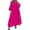 Hot Pink, variant on Dress for Women Summer And Autumn French V Neck Flared Sleeves Lace Openwork Long Dress for Women Summer Vacation Sun Dress