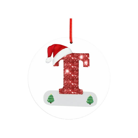 COOLL Christmas Letter Ornaments Lovely Exquisite Long Lifespan Christmas 26 Letter Ornaments for Families