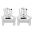 thumbnail image 1 of 2pcs Home Decor Mini Beach Chair Ornaments Wood Miniature Mediterranean Beach Chair, 1 of 8