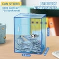 thumbnail image 3 of Clear Acrylic Piggy Bank for Adults Kids, Large and Sturdy Money Saving Jar for Cash Coin with Key Change jar, Saving Box for Wedding, Birthday, New Year Gifts and Fun, 3 of 14