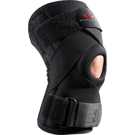 UPC 029369425033 product image for McDavid Level 2 Knee Support w/Stays & Cross Straps - Black | upcitemdb.com