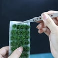 thumbnail image 3 of 40 Pcs Tuftes d'Herbe Statiques Taille Mixte Autocollants Modèle Miniature Vert Clair, 3 of 7