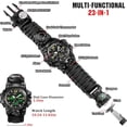 thumbnail image 3 of Reloj digital militar de supervivencia 23 en 1, pulsera táctica multifuncional y ajustable para hombre, relojes deportivos impermeables con esfera dual para exteriores, 3 of 5