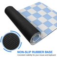 thumbnail image 6 of Cute Boho Pastel Checkered Mouse Pad - Anti-Slip Surface for Smooth Operation, Suitable for Computer & Laptop, 31.5x11.8in - Uplift Your Home Office Aesthetics!, 6 of 7
