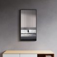 thumbnail image 2 of Catton Mirror - Rectangle 32" High Black 16"W x 32"H x 1"D Black, 2 of 11