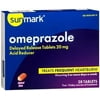 Sunmark Omeprazole Delayed Release Acid Reducer Tablets, 20 mg, 28 Count
