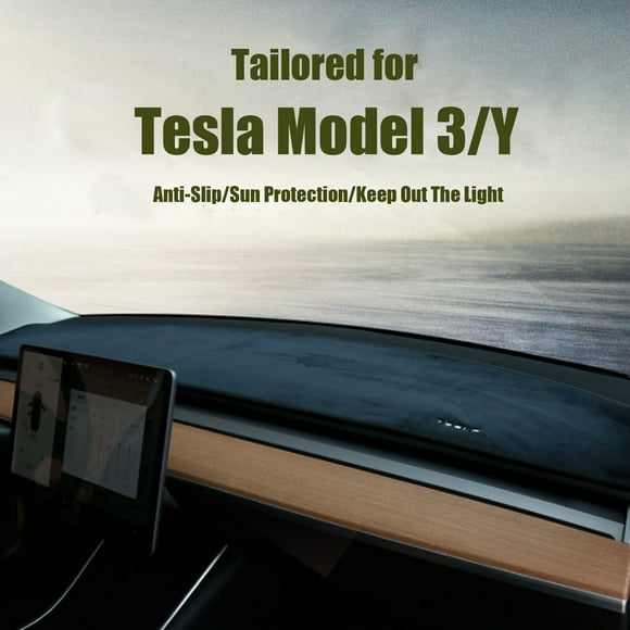 for Tesla Model 3/Y Dash Cover Dashboard Carpet Cover Mat for Tesla Accessories-